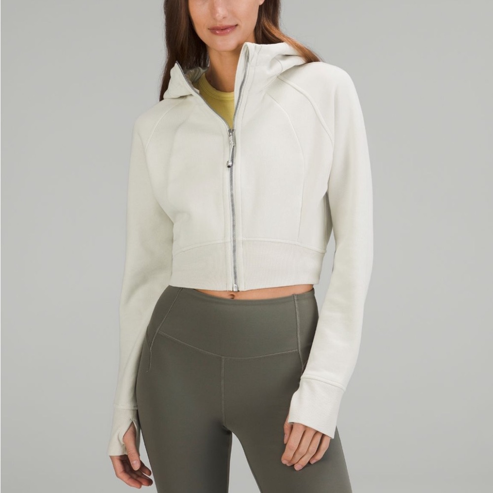 Lululemon Scuba Full-Zip Cropped Hoodie